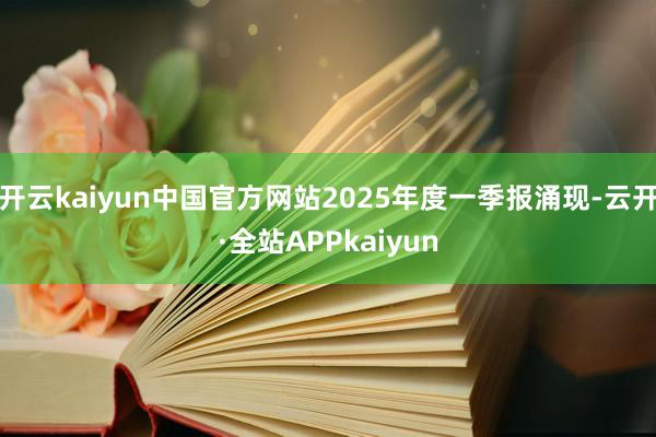 开云kaiyun中国官方网站2025年度一季报涌现-云开·全站APPkaiyun